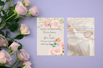 design elegant wedding and event invitations