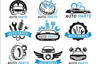 design auto dealership, car logo, car detailing, auto repair and automotive