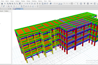 model and structural analysis with autodesk robot structural analysis