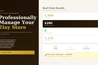 do etsy shop management SEO optimisation, listings