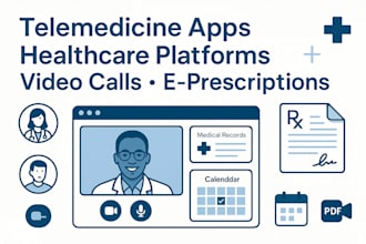 develop hipaa compliant apps with video calls, appointments