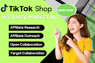 manage tiktok shop affiliate marketing