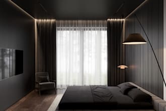 create wonderfull 3d interior design visualization