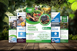 design urgent solar political election campaign cleaning roofing business flyer