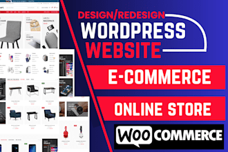 redesign ecommerce wordpress website