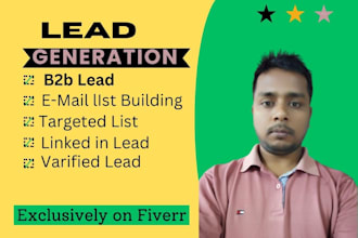 provide b2b lead generation, email list building