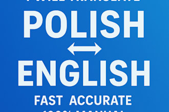 translate polish to english or english to polish