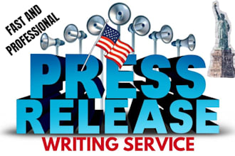 do powerful press release writing and distribution to top media outlets