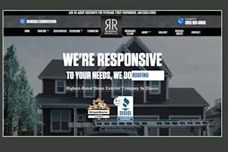 roofing hvac installation website hvac landing page plumbing hvac sales funnel