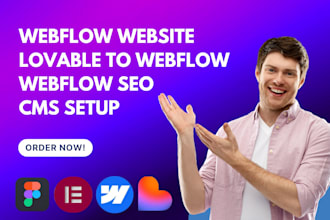 lovable to webflow, migration to webflow, fix webflow layout, webflow website