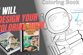 create unique, printable coloring pages for kids or adults
