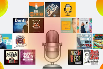 design step and repeat podcast branding banner art itunes spotify