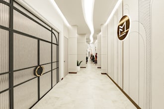 3d render architectural exterior design, commercial , house
