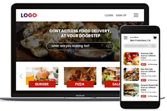 develop food delivery app restaurant website food delivery online app food store