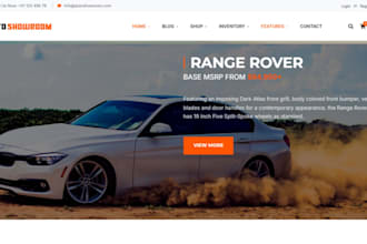 build wix car dealership website auto detailing car wash dealership website
