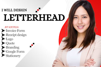design professional business card and editable word letterhead