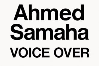 record a professional arabic voice over