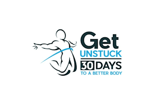 design powerful transformative day fitness challenge logo