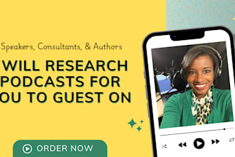 research podcasts for you to guest on