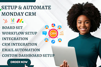 setup and automate your crm in gohighlevel, zoho, monday, hubspot
