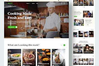 develop saas ai cooking, meal plan website, ai food recipe generator website