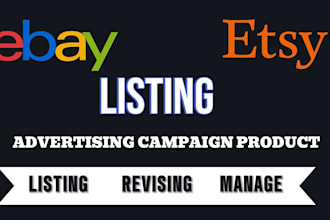 create ebay or etsy listings