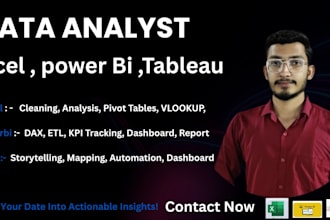 do data entry and data analyst