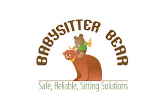 design exclusive beautiful logo for babysitter bear
