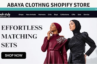 design abaya website abaya shopify store islamic clothing website abaya store