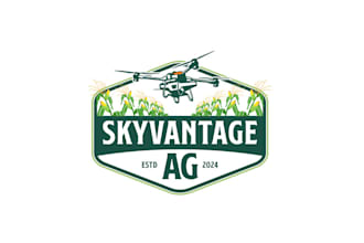 design awesome agricultural drone logo