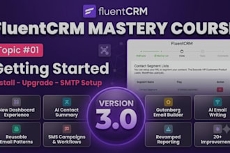 setup wordpress fluentcrm smtp api sms email campaign automation n8n webhook api