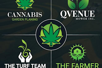 design a professional landscape and lawn care logo