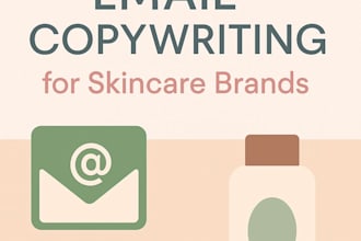 write welcome email sequences for skincare and beauty brands