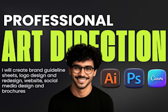 do art direction graphic design and design brand guideline stylesheets