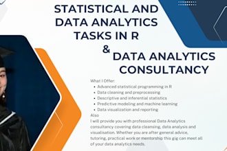 provide data analytics consultancy