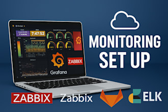 do full monitoring solution with grafana, prometheus, zabbix, elk stack