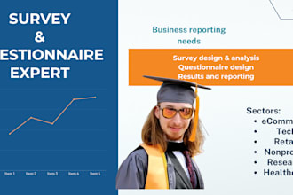 analyze survey data, questionnaire results and reporting