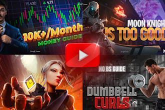 design creative youtube thumbnails