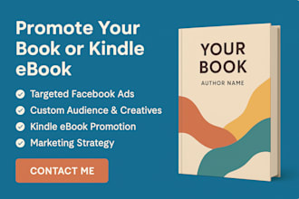 do book promotion and ebook marketing kindle book promotion using facebook ads