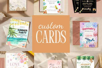 design custom invitations and greeting cards for any occasion