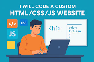 code a custom HTML CSS js website