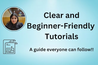 write beginner friendly tutorials and how to guides