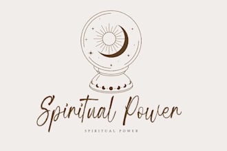 design personal spiritual logo with revision
