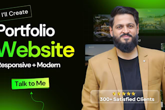 design a portfolio website for creatives or professionals