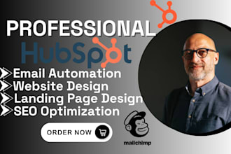 design hubspot website, blog SEO, CRM email automation setup