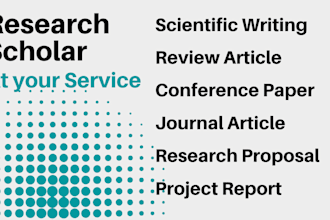 assist in academic writing revision for scientific journal, conference papers