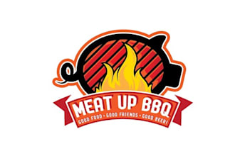 design motivation new bbq franchise logo