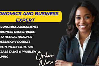 provide expert help with economics and statistics work