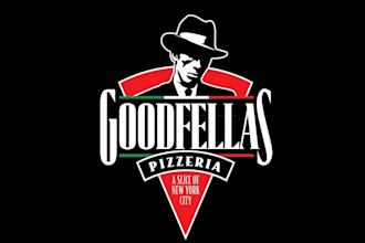 design motivation super gangster pizza logo