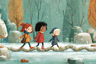 draw children book illustrations and book cover